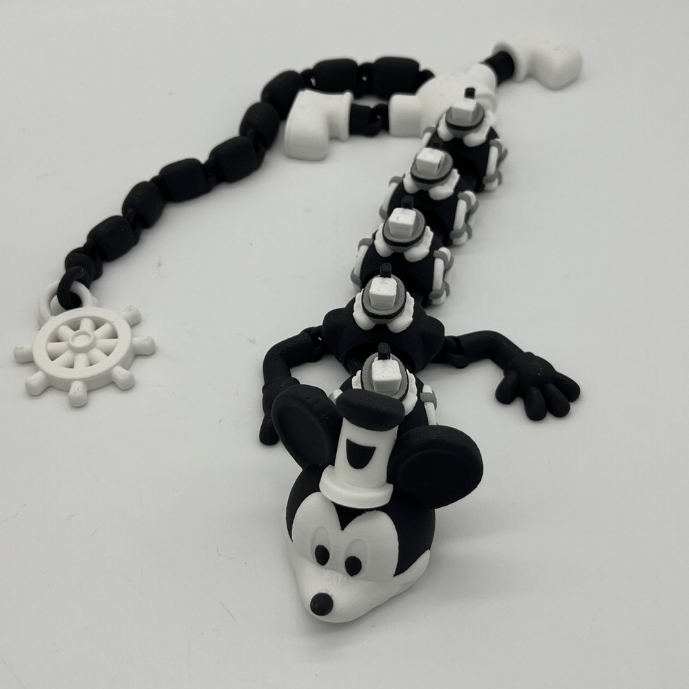 3D printed Steamwillie Mickey dragon 20” Fidget Toy Fun Collectible Stress Re…